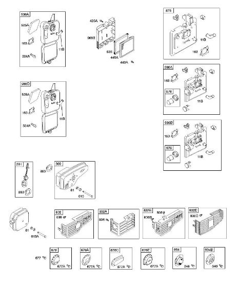B&S - 12â  126T02-0278-B1 A - Depurador de aire, sistema de escape de la marca Stihl