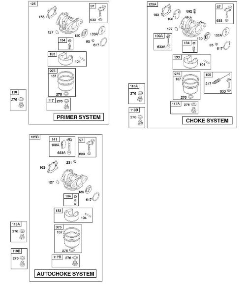 B&S - 12â  126T02-1825-B1 D - Carburador de la marca Stihl