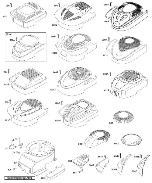 B&S - 12â  12F802-1318-81 C - Carcasa/revestimientos ventilador de la marca Stihl