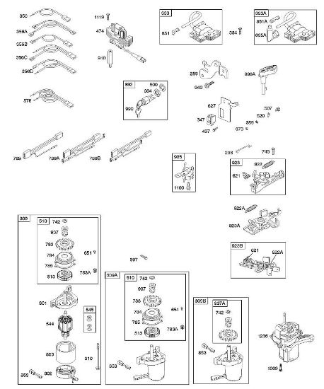 B&S - 12â  12F807-1310-01 B - Alternador, arranque eléctrico, sist. eléctrico, freno volante, encendido de la marca Stihl