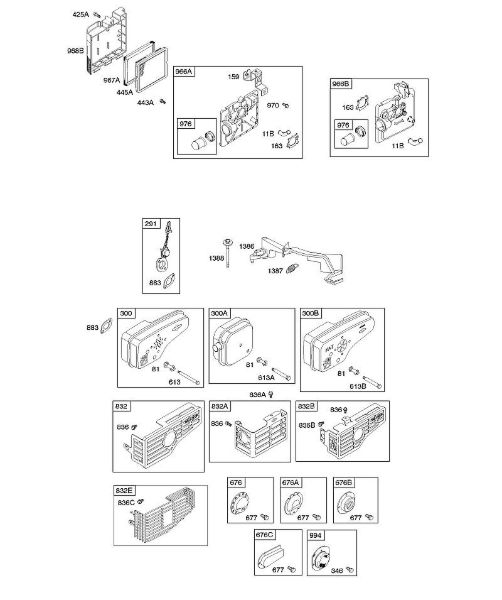 B&S - 12â  12H807-2017-B1 A - Depurador de aire, sistema de escape de la marca Stihl