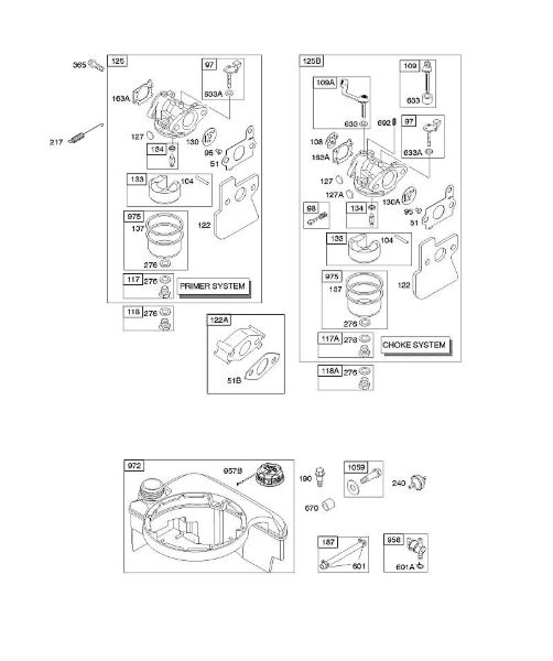 B&S - 12â  12Q502-0194-B1 D - Carburador, suministro de combustible de la marca Stihl