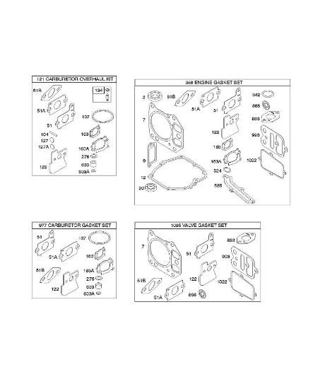 B&S - 12â  12Q502-0194-B1 G - Juegos/Juegos de juntas de la marca Stihl