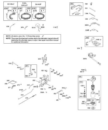 B&S - 21â  217802-0138-B1 B - Alternador, mandos, arranque eléctrico, resorte de regulador, encendido de la marca Stihl
