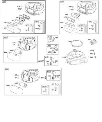 B&S - 21â  217802-0138-E1 A - Depurador de aire, carcasa de ventilador de la marca Stihl