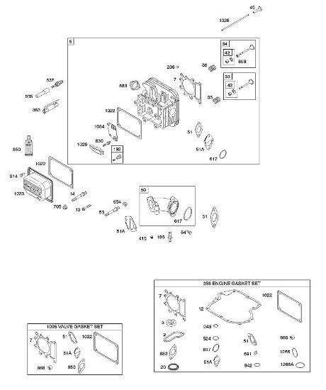 B&S - 21â  217802-0138-E1 E - Culata, juego de juntas motor, juegos de juntas válvula, colector de admisión, válvulas de la marca Stihl