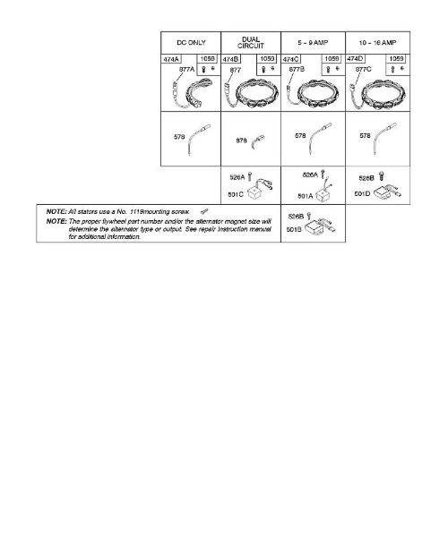 B&S - 21â  21A902-0171-E1 B - Alternador de la marca Stihl