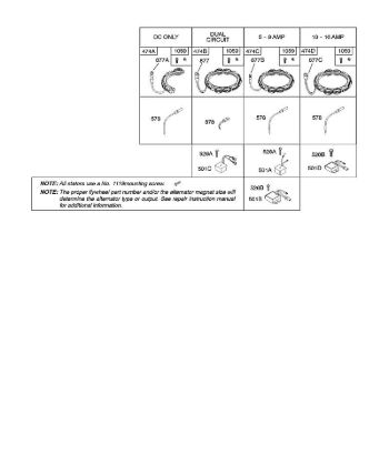 B&S - 21â  21A907-0146-E1 B - Alternador de la marca Stihl