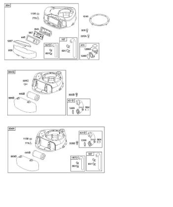 B&S - 21â  21B807-0137-B1 A - Depurador de aire, carcasa de ventilador de la marca Stihl