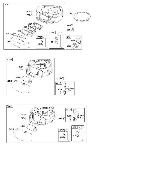 B&S - 21â  21B807-0137-B1 A - Depurador de aire, carcasa de ventilador de la marca Stihl