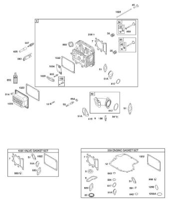 B&S - 21â  21B807-0668-H1 F - Culata, juego de juntas motor, juegos de juntas válvula, colector de admisión, válvulas de la marca Stihl