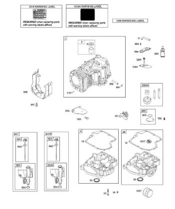 B&S - 21â  21R602-0014-H1 F - Cilindro, cárter motor, lubricación, llenado de aceite de la marca Stihl