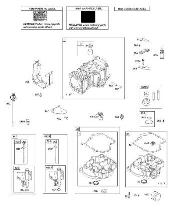B&S - 21â  21R807-0012-B1 F - Cilindro, cárter motor, lubricación, llenado de aceite de la marca Stihl