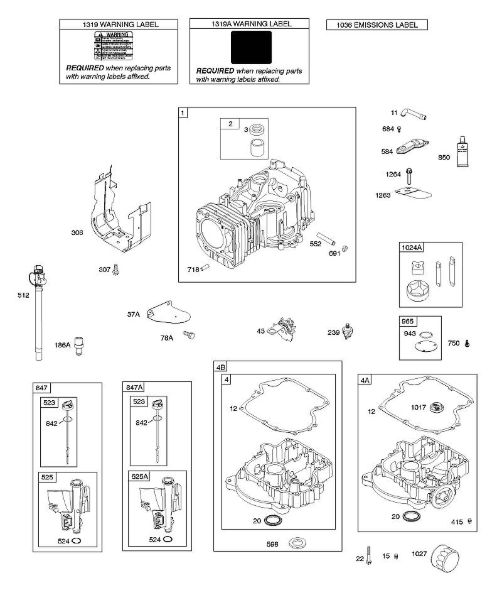 B&S - 21â  21R807-0012-B1 F - Cilindro, cárter motor, lubricación, llenado de aceite de la marca Stihl