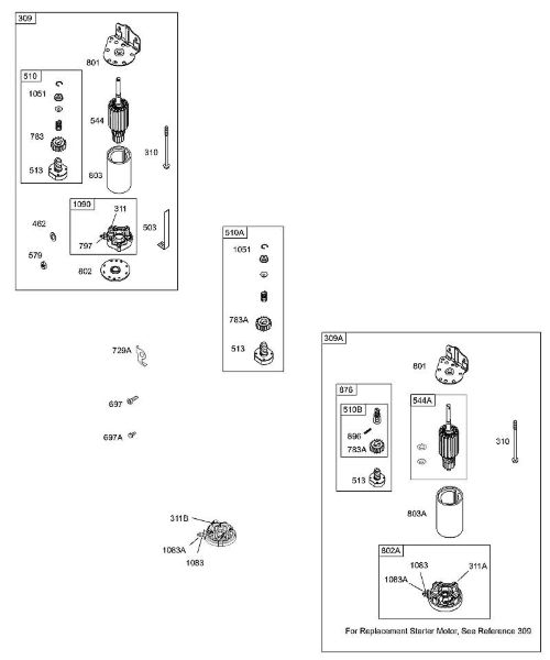 B&S - 28â  28N707-1139-E1 H - Arrancadores eléctricos de la marca Stihl
