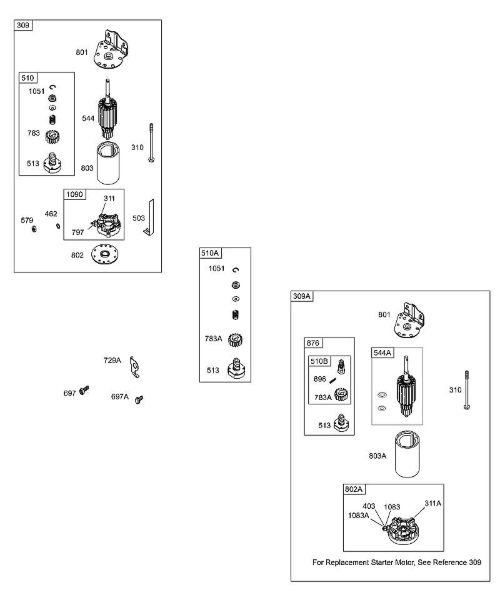 B&S - 28â  28S707-1149-E1 G - Arrancadores eléctricos de la marca Stihl