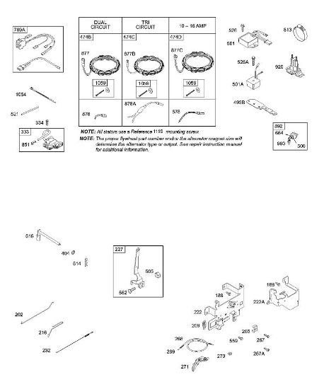 B&S - 31â  311707-0146-E1 B - Alternador, soporte de mandos, encendido de la marca Stihl