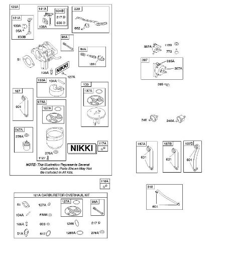 B&S - 31â  31A607-0156-B1 D - Carburador, juego de revisión carburador de la marca Stihl