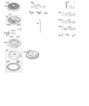 B&S - 40â  401577-5130-B1 H - Rueda volante, regulador de la marca Stihl