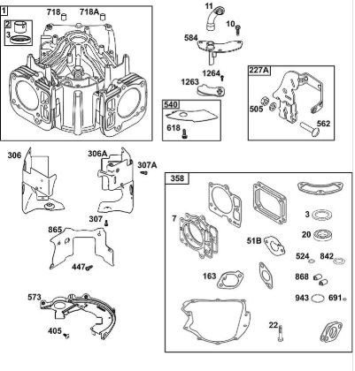 B&S - 40â  40R577-0002-H5 G - CONJUNTO DE CILINDROS de la marca Stihl