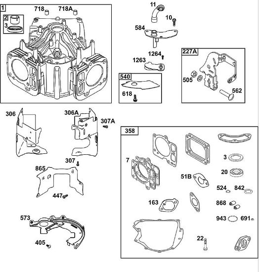 B&S - 40â  40R577-0002-H5 G - CONJUNTO DE CILINDROS de la marca Stihl