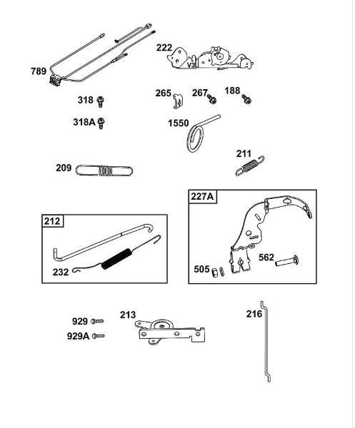 B&S - 44â  44N677-0017-B5 D - CONJUNTO DE ELEMENTOS DE MANDO de la marca Stihl