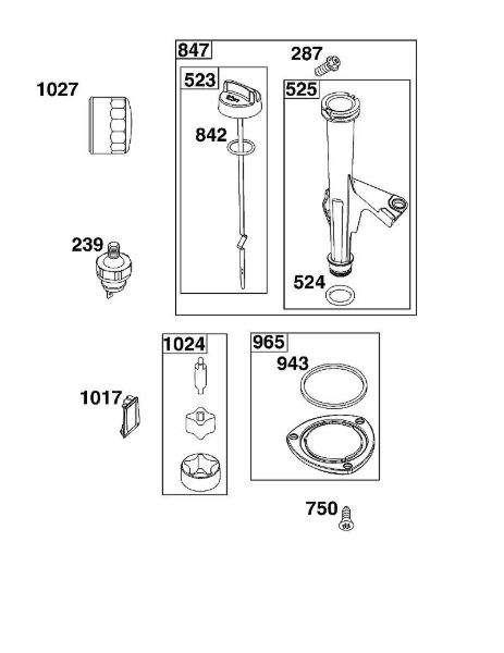 B&S - 44â  44N677-0017-B5 J - CONJUNTO DE LUBRICACIí“N de la marca Stihl