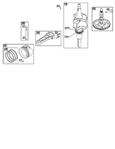 B&S - 44â  44S977-0046-G1 F - CONJUNTO DE CIGíœEí‘AL de la marca Stihl
