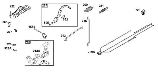 B&S - 49â  49T877-0046-G1 E - CONJUNTO DE ELEMENTOS DE MANDO de la marca Stihl