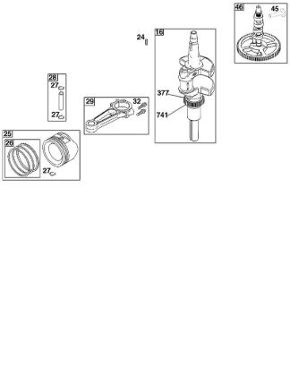 B&S - 49â  49T877-0046-G1 G - CONJUNTO DE CIGíœEí‘AL de la marca Stihl