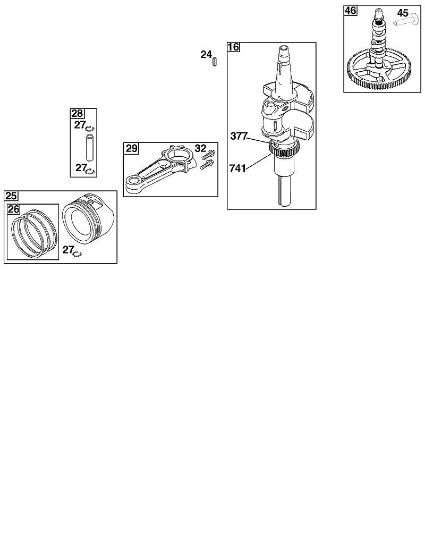 B&S - 49â  49T877-0046-G1 G - CONJUNTO DE CIGíœEí‘AL de la marca Stihl