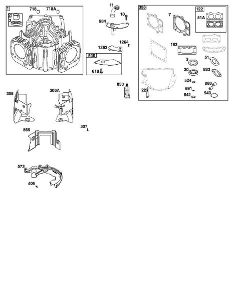 B&S - 49â  49T877-0046-G1 H - CONJUNTO DE CILINDROS de la marca Stihl