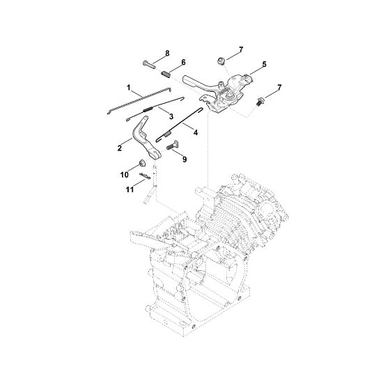 Imagen de E - Varillaje del regulador EHC 600.0 (EHC600-0001)