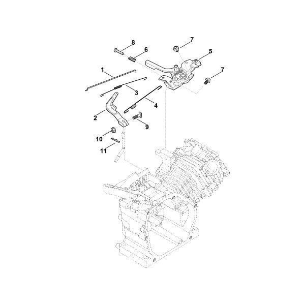 Imagen de E - Varillaje del regulador EHC 600.0 (EHC600-0001)