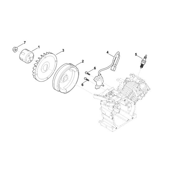 Imagen de I - Sistema de encendido, rueda volante EHC 600.0 (EHC600-0001)