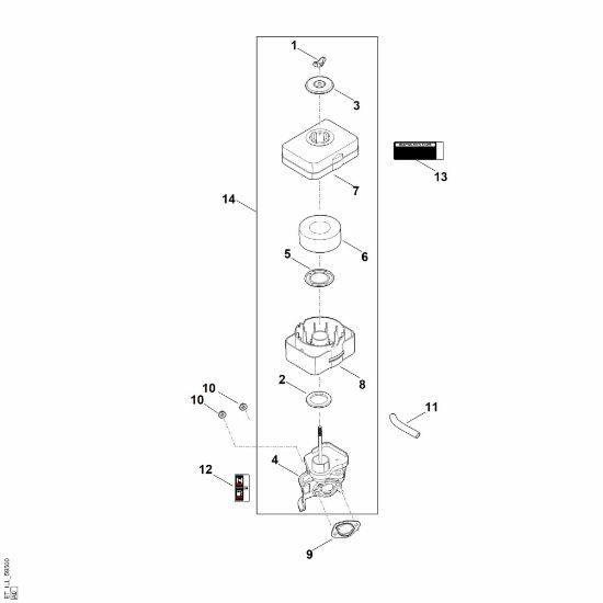 Imagen de B - Filtro de aire EHC 600.0 (EHC600-0002)