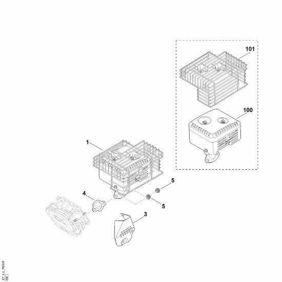 Imagen de F - Silenciador EHC 600.0 (EHC600-0002)