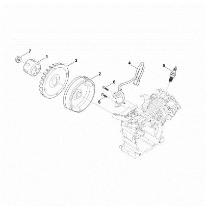 Imagen de I - Sistema de encendido, rueda volante EHC 600.0 (EHC600-0003)