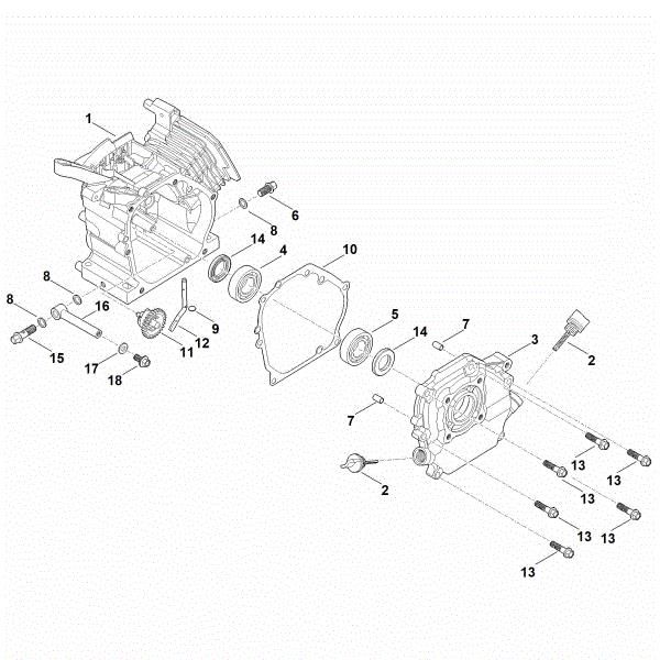 Imagen de C - Cárter del cigáeáal EHC 600.0 (EHC600-0004)