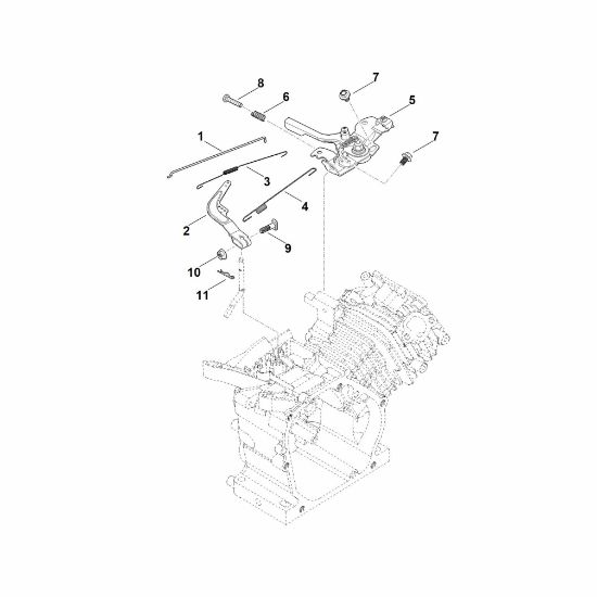 Imagen de E - Varillaje del regulador EHC 600.0 (EHC600-0004)