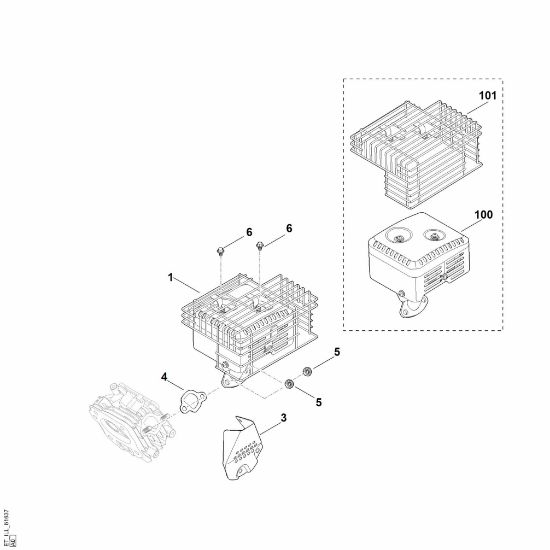 Imagen de F - Silenciador EHC 600.0 (EHC600-0004)