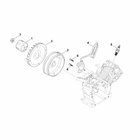 Imagen de I - Sistema de encendido, rueda volante EHC 600.0 (EHC600-0004)