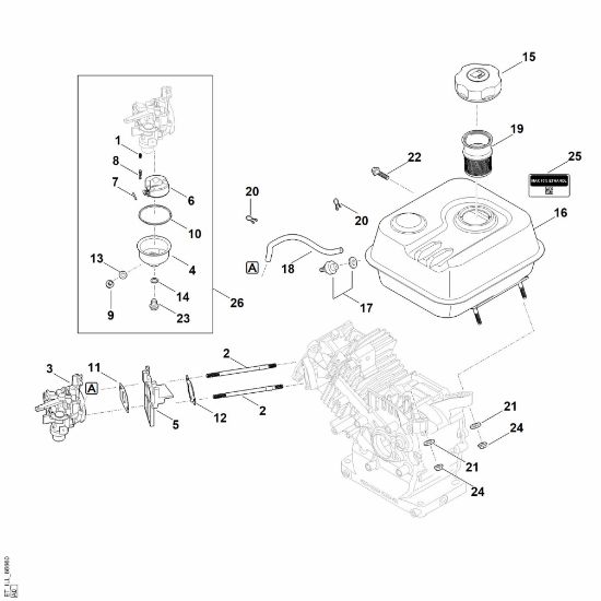Imagen de G - Sistema de combustible EHC 605.0 (EHC605-0002)