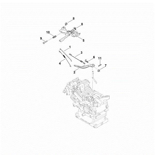 Imagen de E - Varillaje del regulador EHC 605.0 (EHC605-0004)