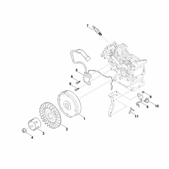 Imagen de I - Sistema de encendido, rueda volante EHC 605.0 (EHC605-0004)