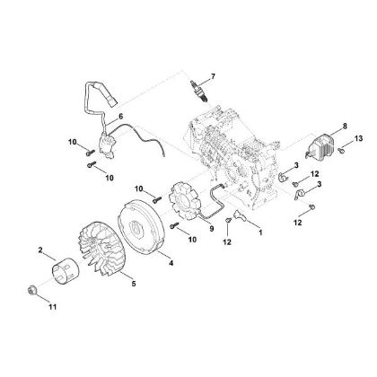 Imagen de I - Sistema de encendido, rueda volante EHC 700.0 (EHC700-0001)