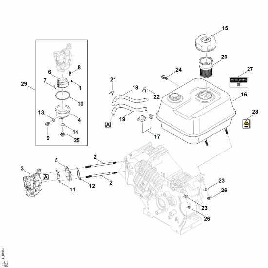 Imagen de G - Sistema de combustible EHC 700.0 (EHC700-0004)