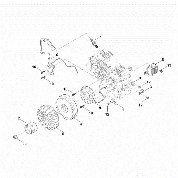 Imagen de I - Sistema de encendido, rueda volante EHC 700.0 (EHC700-0004)