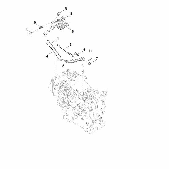 Imagen de E - Varillaje del regulador EHC 705.0 (EHC705-0003)