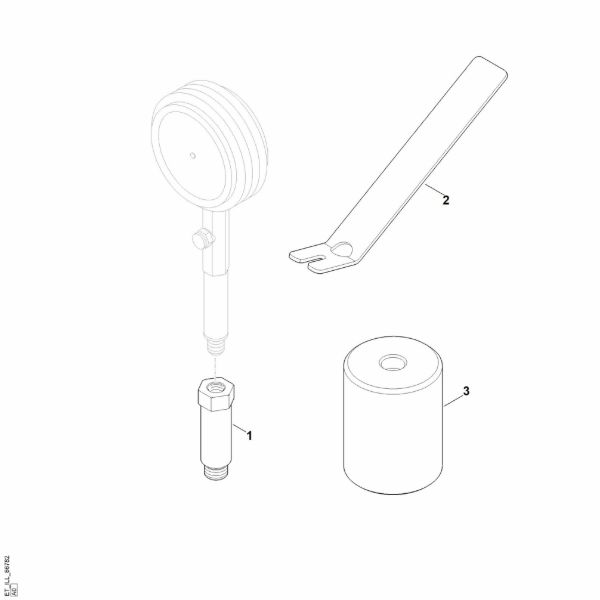 Imagen de L - Herramienta especial EVC 1000.0 (EVC1000-0001)
